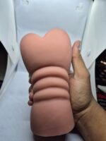 Premium silicone personal wellness sleeve – soft textured design – men comfort tool