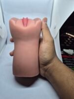 Premium silicone personal wellness sleeve – soft textured design – men comfort tool