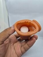 Silicone textured personal wellness sleeve – soft stretchable stimulation cover for men’s private self-care